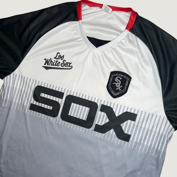 Chicago White Sox Other - Chicago White Sox Los White Sox Soccer Jersey Mens XL Grey Black Coca-Cola Logo